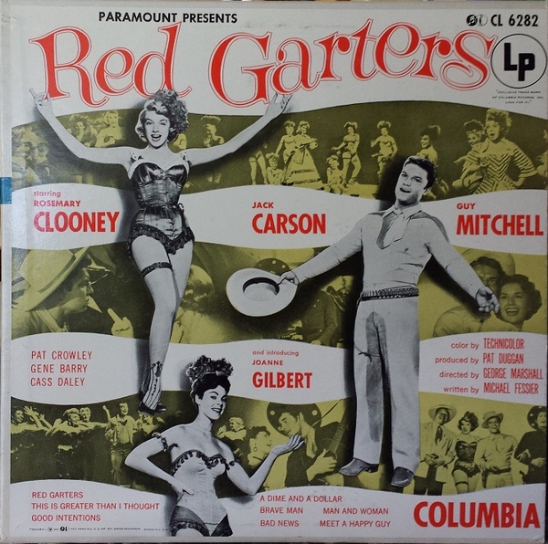 ROSEMARY CLOONEY - Rosemary Clooney, Guy Mitchell, Joanne Gilbert ‎: Red Garters cover 