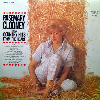 ROSEMARY CLOONEY - Sings Country Hits from the Heart cover 