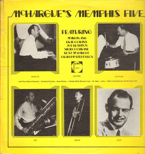 ROSY MCHARGUE - Mchargue's Memphis Five cover 