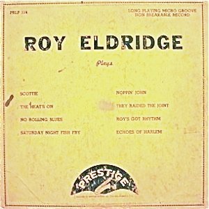 ROY ELDRIDGE - Roy Eldridge Plays (aka Favorites) cover 