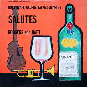 RUBY BRAFF - Braff/Barnes Quartet Salutes Rodgers And Hart cover 