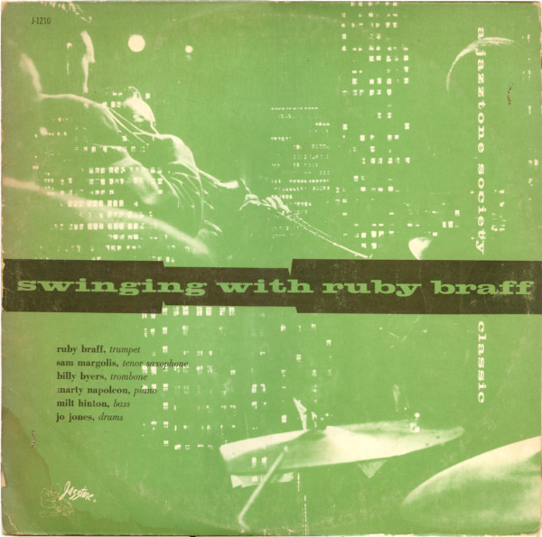 RUBY BRAFF - Swinging With Ruby Braff cover 