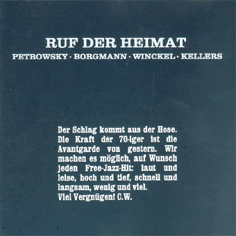RUF DER HEIMAT - Erste Heimat cover 
