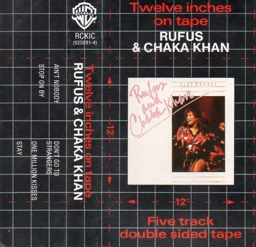 RUFUS - Twelve Inches On Tape cover 