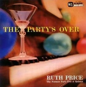 RUTH PRICE - The Party's Over cover 