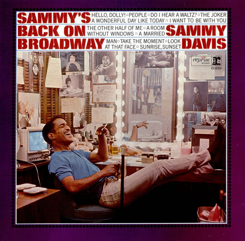 SAMMY DAVIS JR - Sammy's Back on Broadway cover 