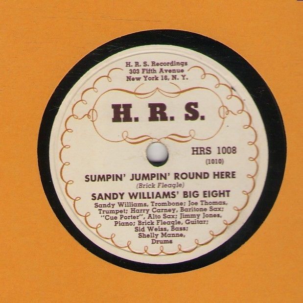 SANDY WILLIAMS - Sumpin' Jumpin' Round Here / After Hours On Dream Street cover 