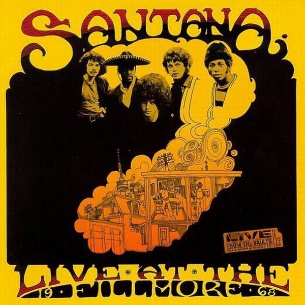 SANTANA - Live at the Fillmore 1968 cover 