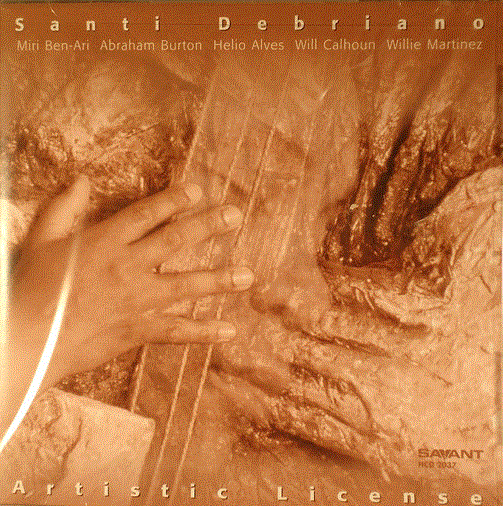 SANTI DEBRIANO - Artistic License cover 