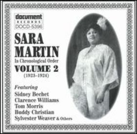 SARA MARTIN - In Chronological Order, Volume 2 (1923-1924) cover 