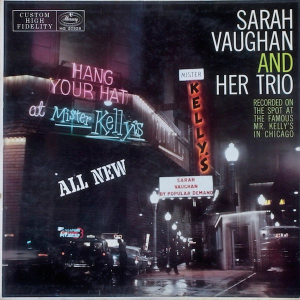 SARAH VAUGHAN - At Mister Kelly's cover 