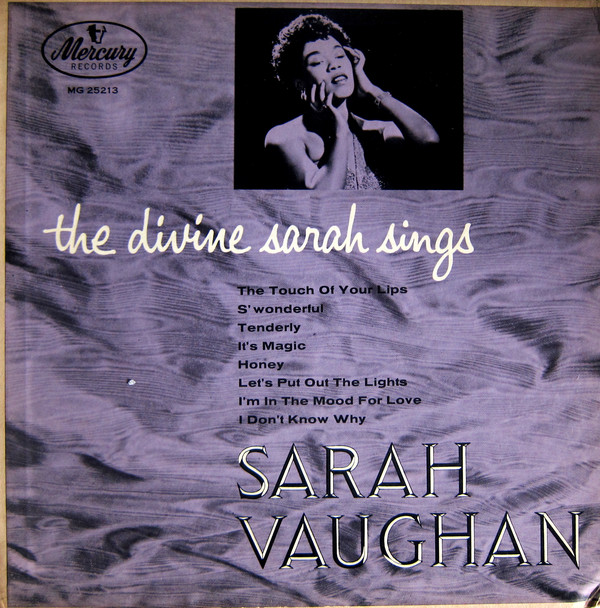 SARAH VAUGHAN - The Divine Sarah Sings cover 