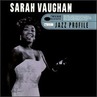 SARAH VAUGHAN - Jazz Profile: Sarah Vaughan cover 