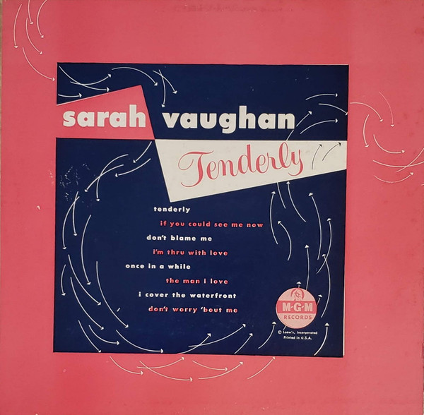 SARAH VAUGHAN - Tenderly cover 