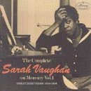 SARAH VAUGHAN - The Complete Sarah Vaughan on Mercury, Volume 1: Great Jazz Years: 1954-1956 cover 