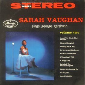 SARAH VAUGHAN - The George Gershwin Songbook, Volume 2 cover 