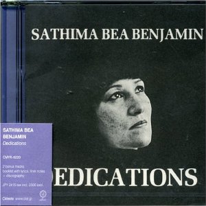 SATHIMA BEA BENJAMIN - Dedications cover 