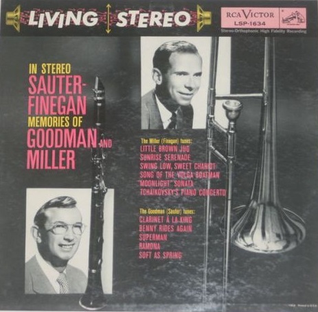 SAUTER-FINEGAN ORCHESTRA - Memories Of Goodman And Miller cover 