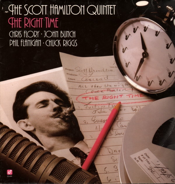 SCOTT HAMILTON - The Right Time cover 