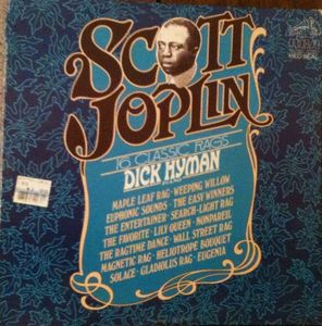 SCOTT JOPLIN - Dick Hyman ‎– 16 Classic Rags cover 