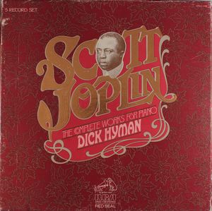 SCOTT JOPLIN - Dick Hyman ‎– The Complete Works For Piano cover 