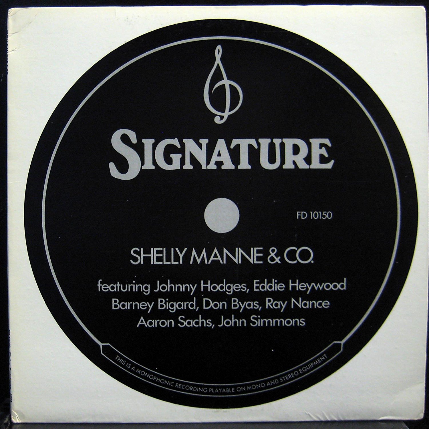 SHELLY MANNE - Signature cover 