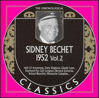SIDNEY BECHET - The Chronological Classics: Sidney Bechet 1952, Volume 2 cover 