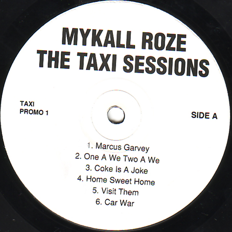 SLY AND ROBBIE - Sly & Robbie Presents Mykall Rose  ‎– The Taxi Sessions cover 