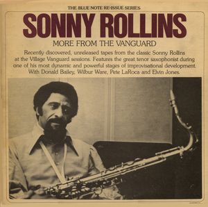 SONNY ROLLINS - More From the Vanguard cover 