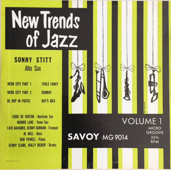 SONNY STITT - New Trends Of Jazz - Volume 1 cover 