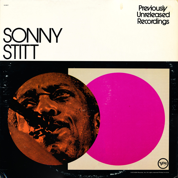 SONNY STITT - Previously Unreleased Recordings cover 