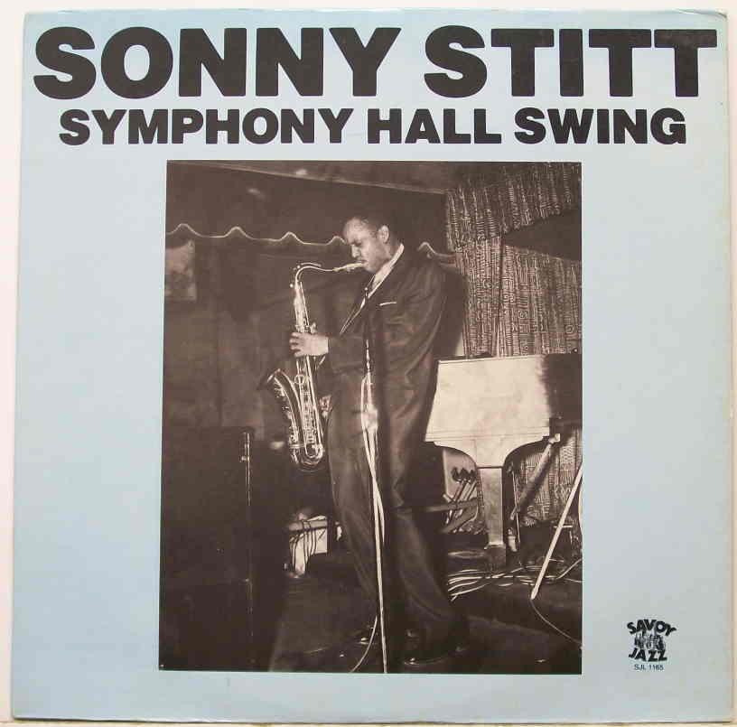 SONNY STITT - Symphony Hall Swing cover 