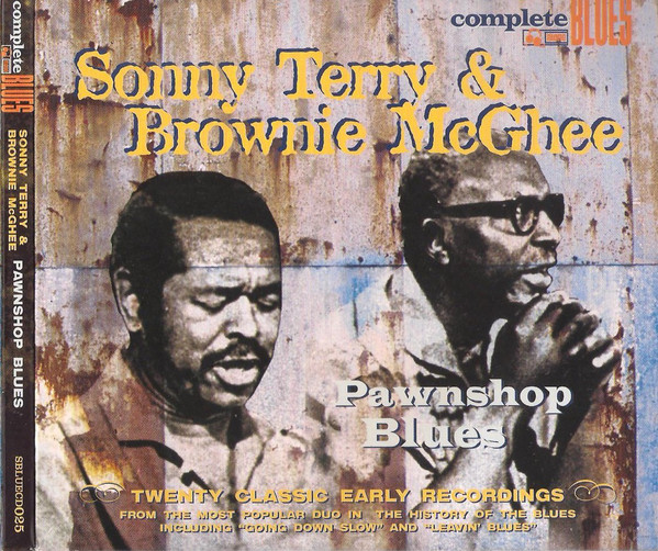SONNY TERRY & BROWNIE MCGHEE - Pawnshop Blues : Twenty Classic Early Recordings cover 