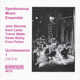 SPONTANEOUS MUSIC ENSEMBLE - Quintessence 1 cover 