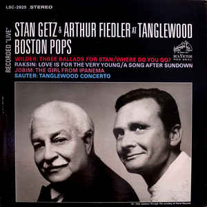 STAN GETZ - Stan Getz & Arthur Fiedler At Tanglewood (aka A Song After Sundown) cover 