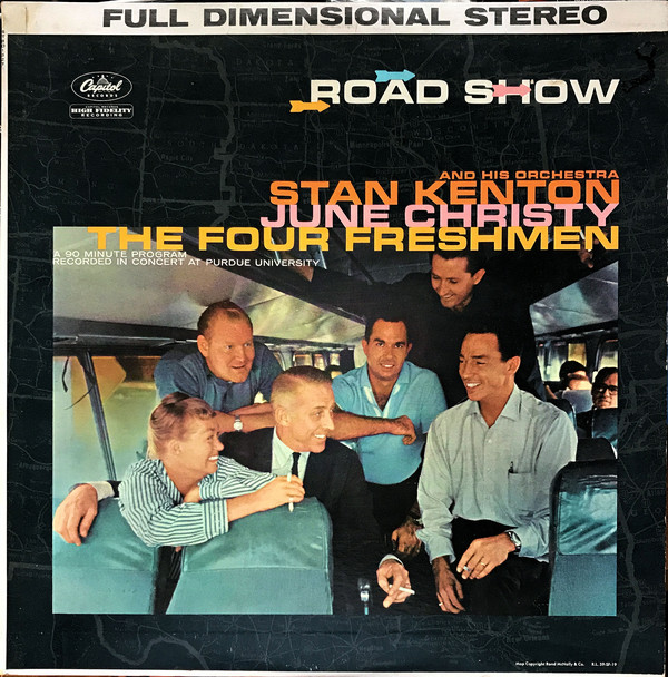 STAN KENTON - Stan Kenton And His Orchestra, June Christy, The Four Freshmen ‎: Road Show cover 