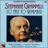 STÉPHANE GRAPPELLI - So Easy To Remember cover 