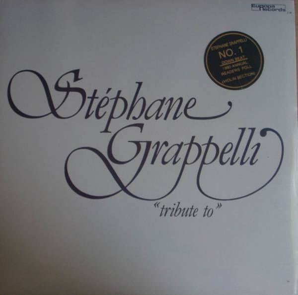 STÉPHANE GRAPPELLI - Tribute To cover 