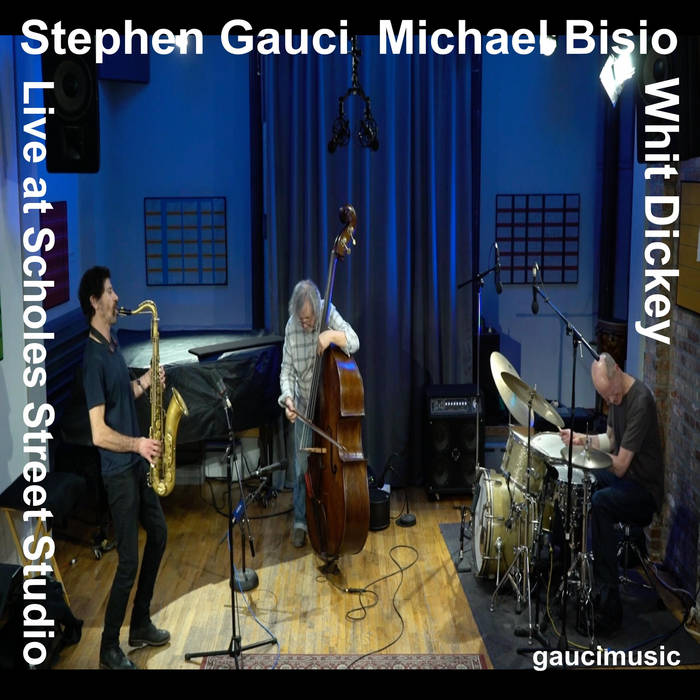 STEPHEN GAUCI - Stephen Gauci​ / ​Michael Bisio ​/​ Whit Dickey : Live at Scholes Street Studio cover 