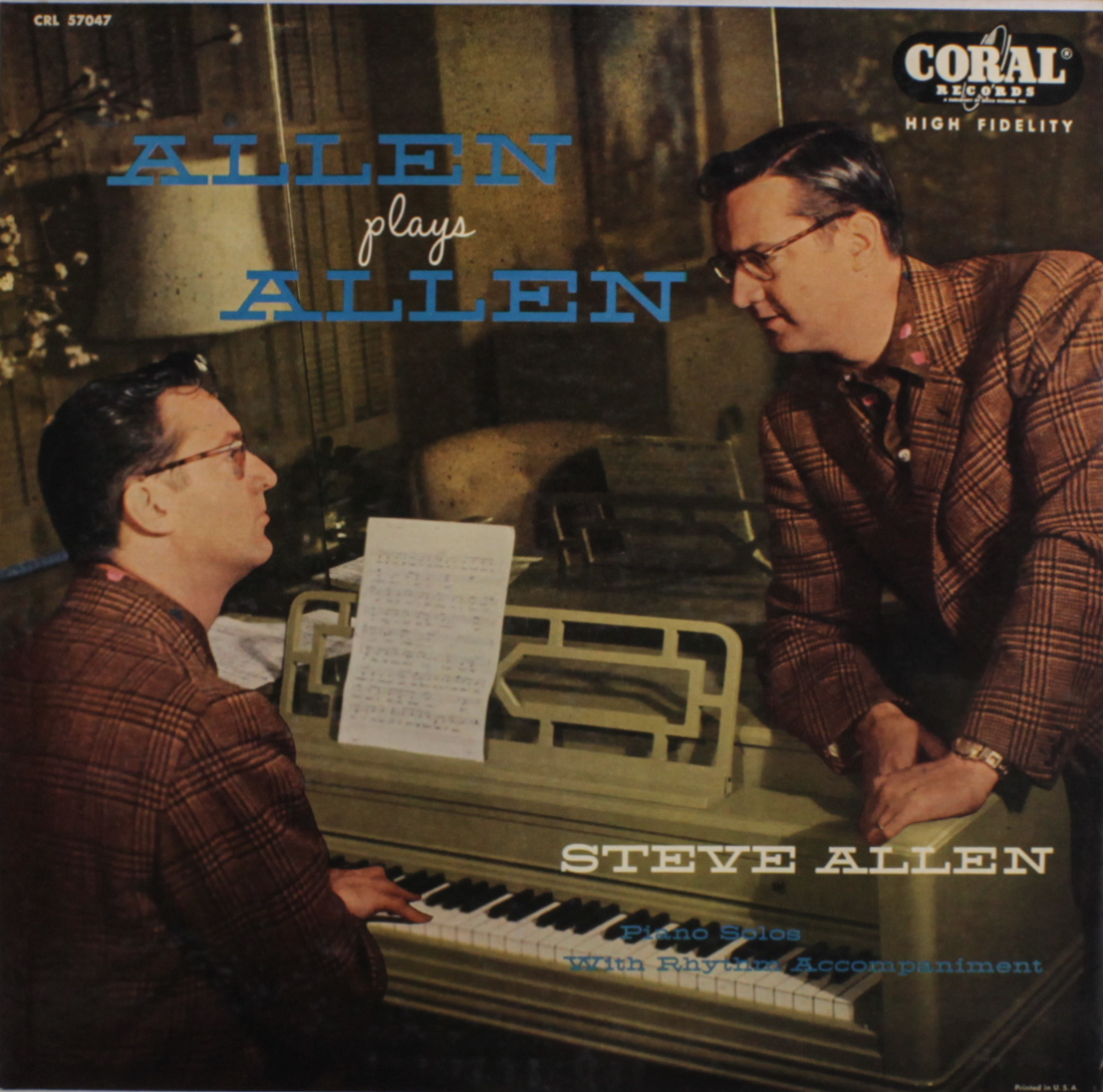 STEVE ALLEN - Allen Plays Allen cover 