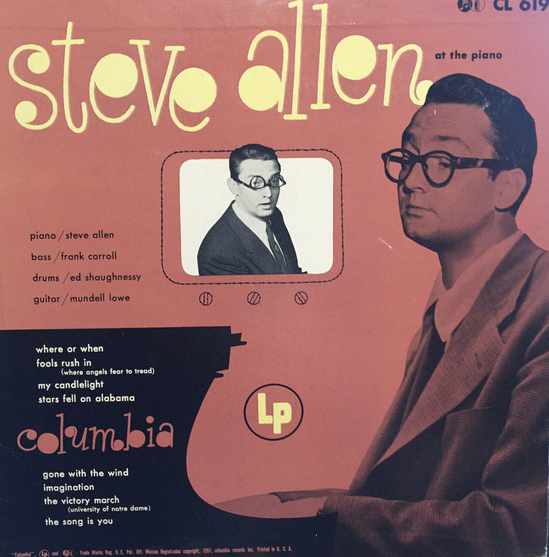 STEVE ALLEN - At the Piano (aka Piano Tonight!) cover 