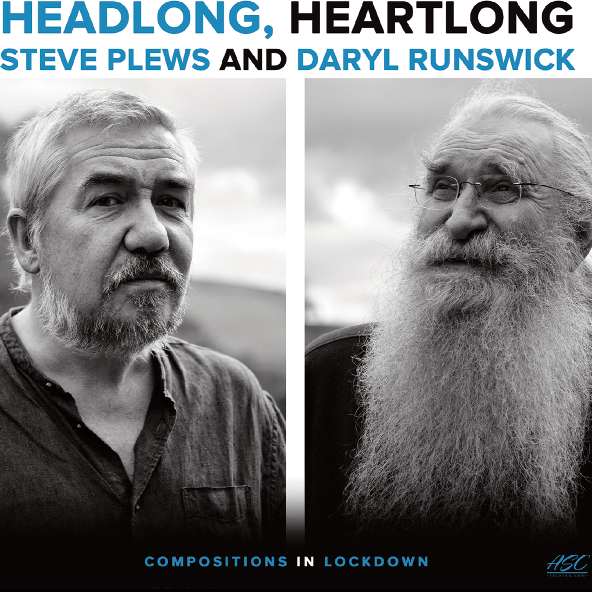STEVE PLEWS - Steve Plews / Daryl Runswick : Headlong / Heartlong cover 