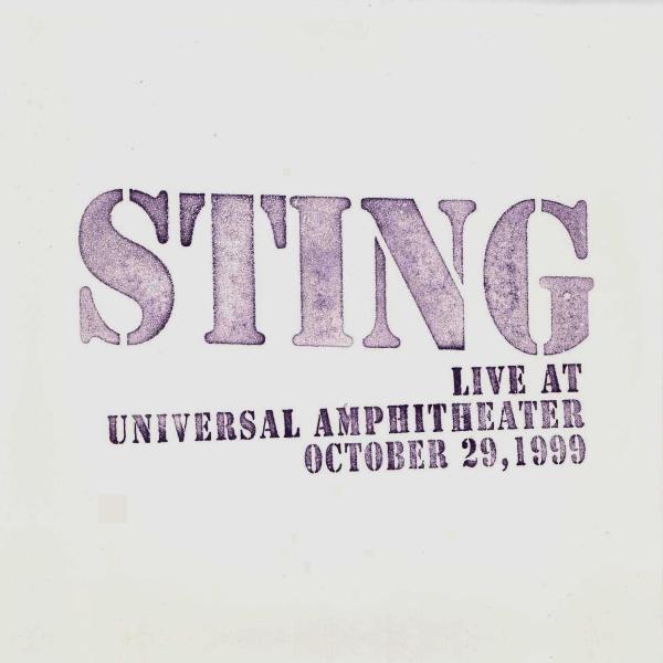 STING - Live at the Universal Amphiteater: 10/29/99 cover 