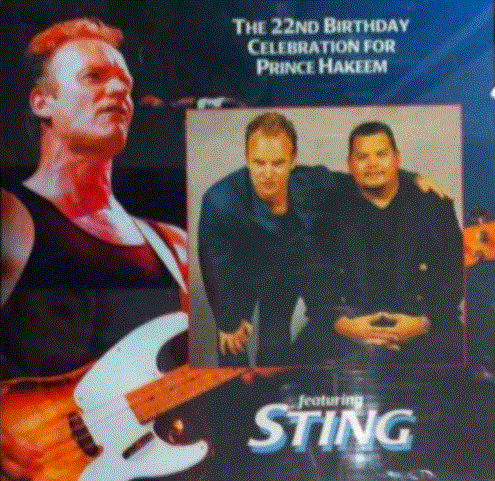 STING - The 22nd Birthday Celebration for Prince Hakeem cover 