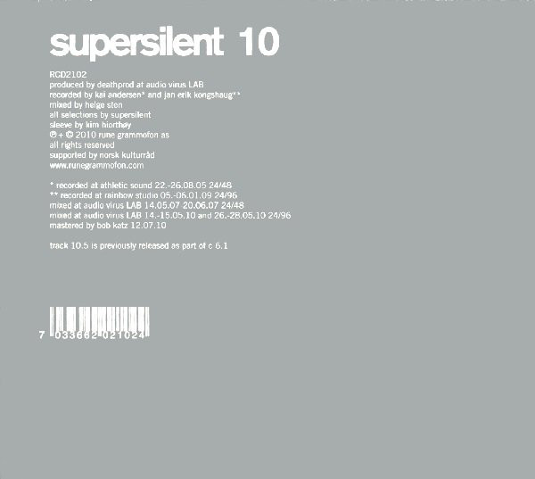 SUPERSILENT - 10 cover 