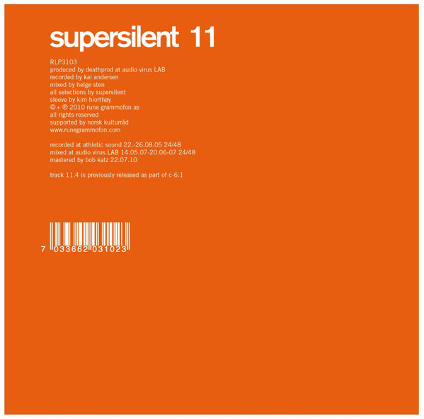 SUPERSILENT - 11 cover 