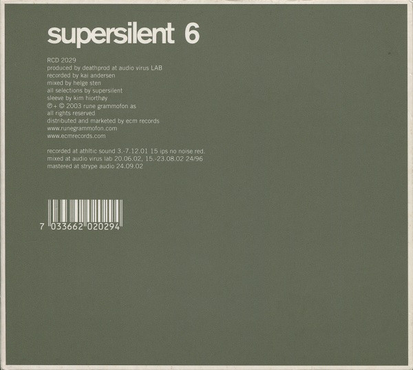 SUPERSILENT - 6 cover 