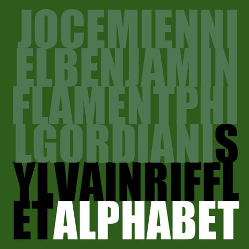 SYLVAIN RIFFLET - Alphabet cover 