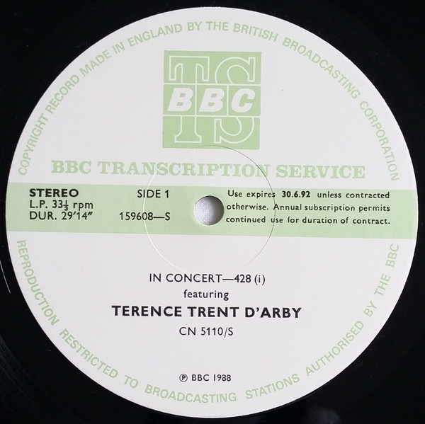 TERENCE TRENT D' ARBY - In Concert-428 cover 