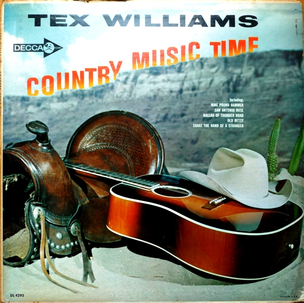 TEX WILLIAMS - Country Music Time cover 